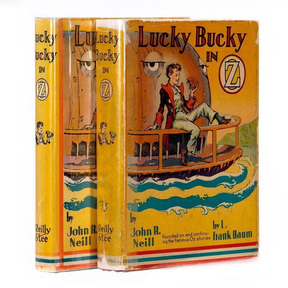 Appraisal: Pair of Lucky Bucky's in dust jackets with st State