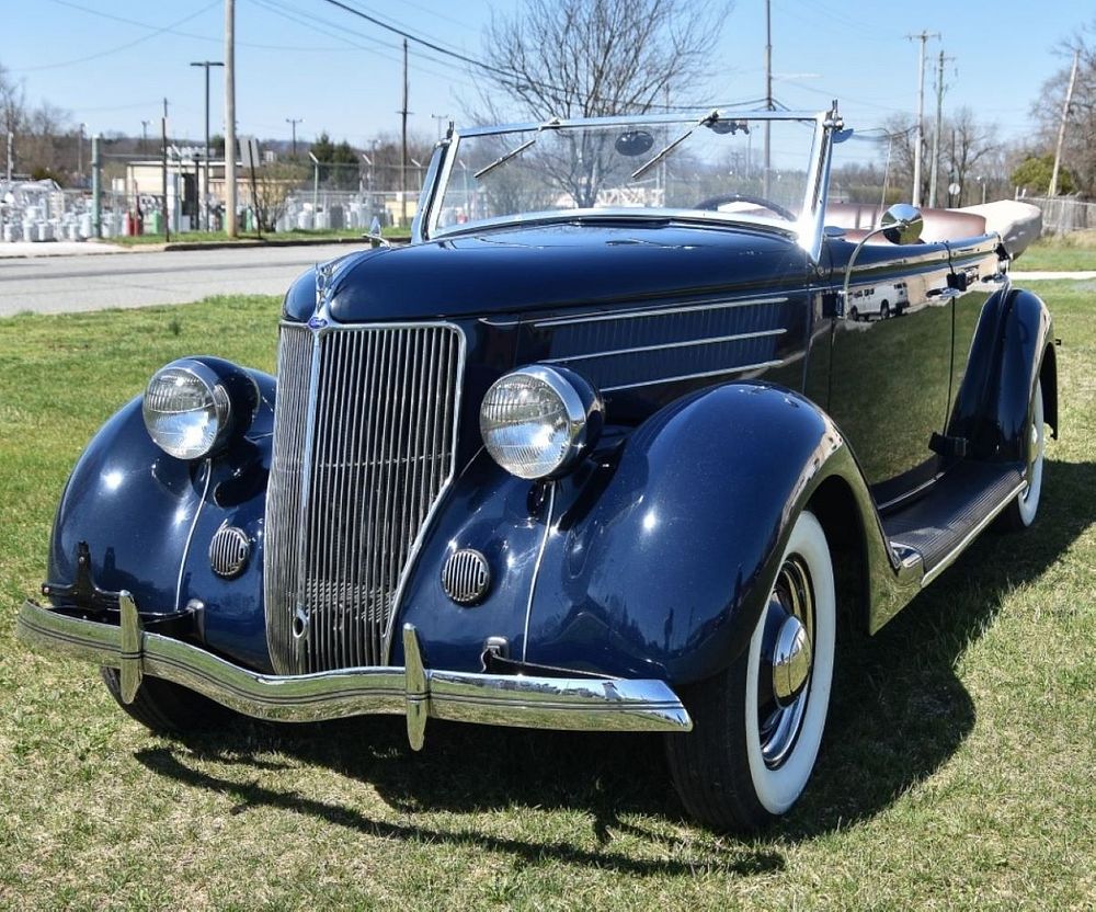 Appraisal: Ford Phaeton Deluxe Ford Phaeton Deluxe navy blue with tan