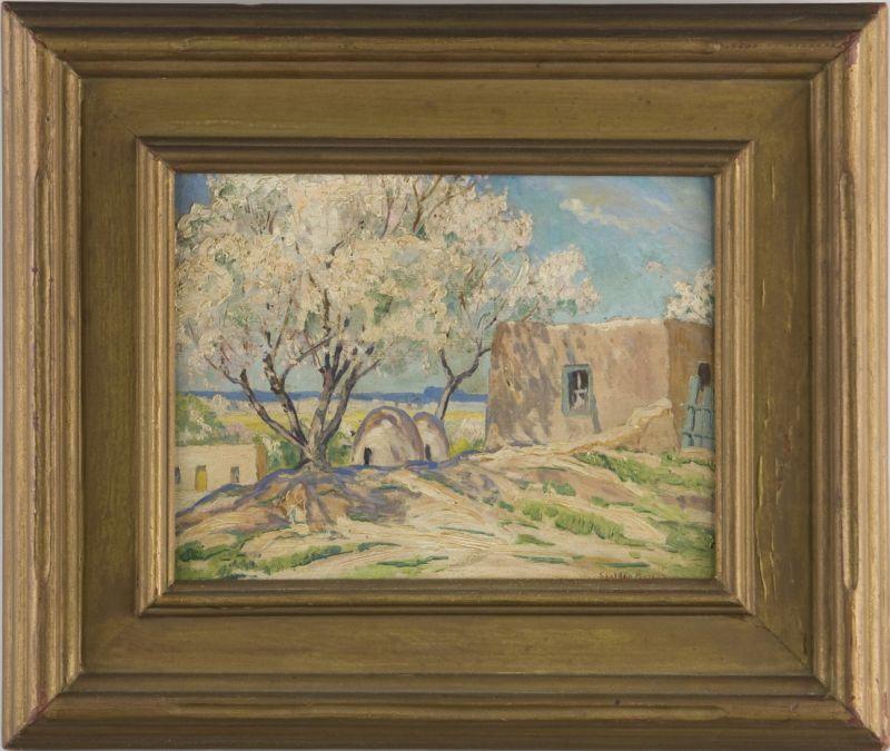 Appraisal: Sheldon Parsons NM - Springtime oil on board signed lower