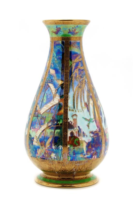 Appraisal: A Wedgwood Fairyland Lustre Vase Daisy Makeig-Jones form of bottle