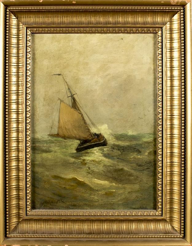 Appraisal: Carlton Theodore Chapman US - oil on canvas ARTIST Carlton