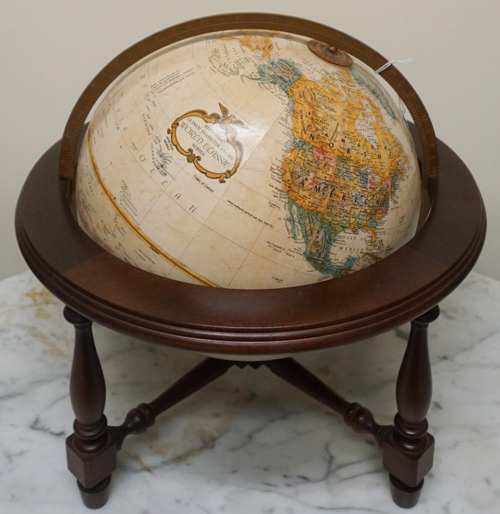 Appraisal: REPLOGLE -INCH DIAMETER DESK GLOBEReplogle -inch Diameter Desk Globe