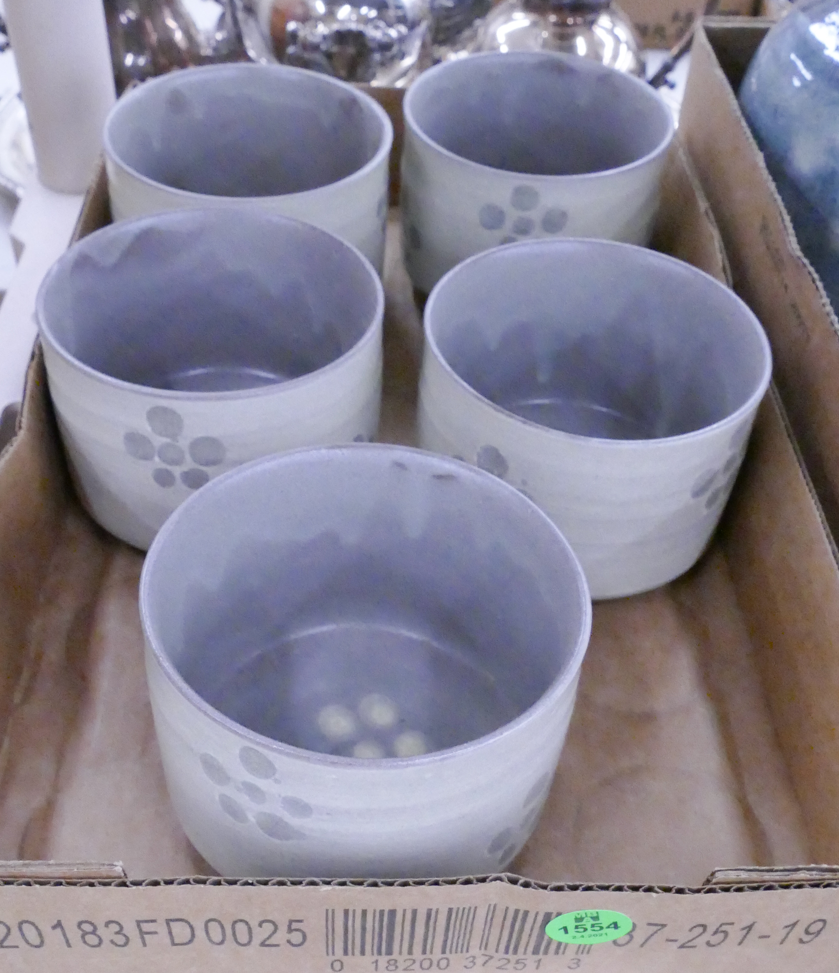 Appraisal: Set pc Japanese Ceramic Tea Bowls