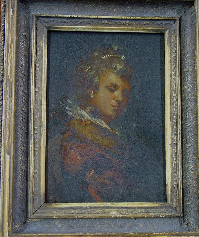 Appraisal: th century School - half length portrait of a lady