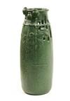 Appraisal: VASE - Weller art pottery tall vase Embossed long stem