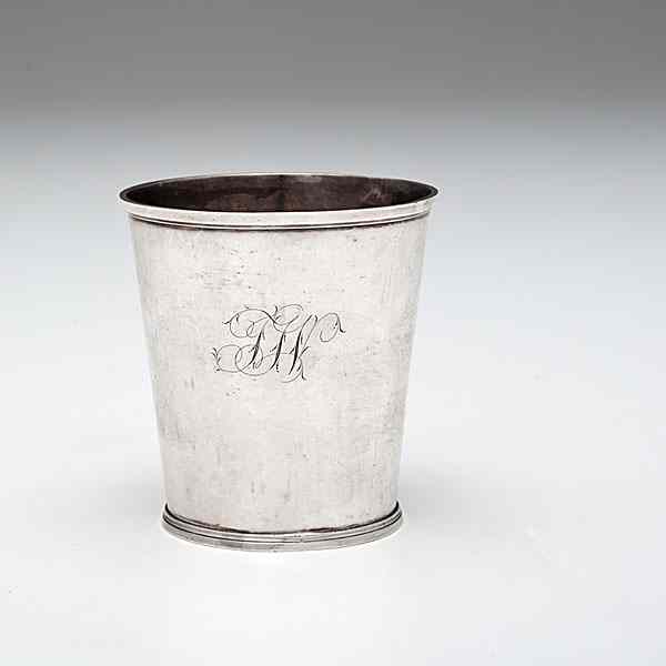 Appraisal: Coin Silver Beaker by Hugh Wishart American New York ca