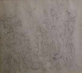 Appraisal: Norman Lindsay - Spoils of Arabia pencil inscribed 'Rural Magis'