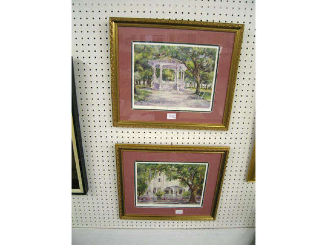 Appraisal: Pair of Madeline Carol Charleston South Carolina Prints