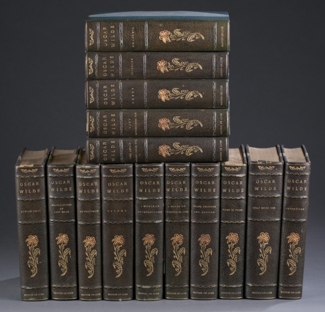 Appraisal: The Works of Oscar Wilde vols London New York A