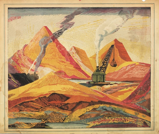 Appraisal: HUGH STEVENSON - WPA FEDERAL ART PROJECT Group of Works