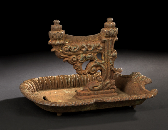 Appraisal: Large English Cast-Iron Bootscraper second quarter th century in the