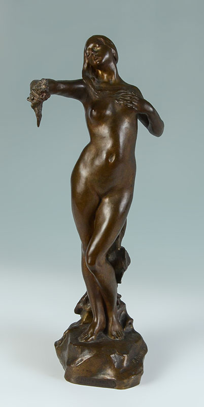 Appraisal: DEVAUX Pierre French th th Century Standing Female Nude Bronze