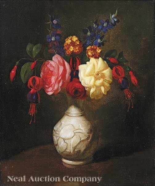 Appraisal: George Henry Hall American New York - Still Life of