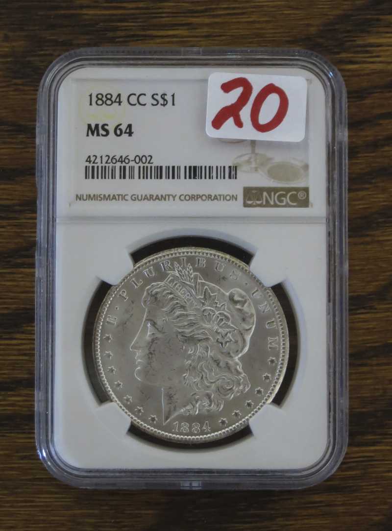 Appraisal: U S CARSON CITY SILVER MORGAN DOLLAR -CC NGC encapsulated