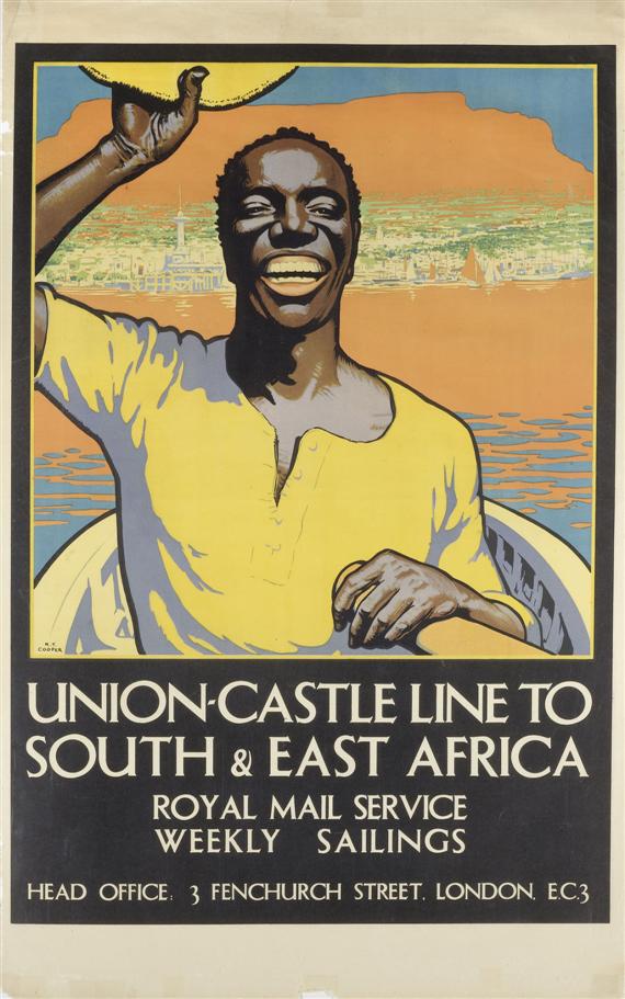 Appraisal: POSTER -Union Castle Line to South East Africa Royal Mail