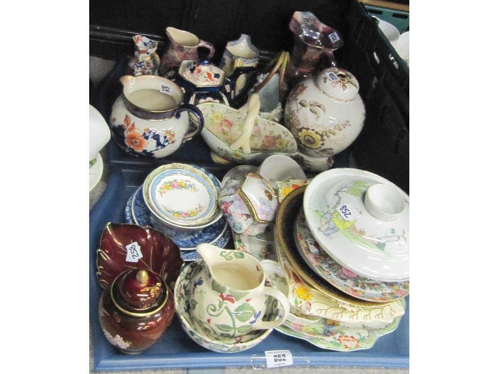 Appraisal: Lot comprising two tray lots of assorted ceramics Carlton Ware