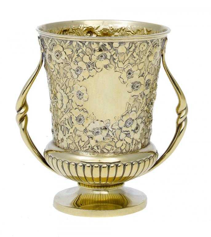 Appraisal: A VICTORIAN SILVER GILT CUP the form derived from Paul