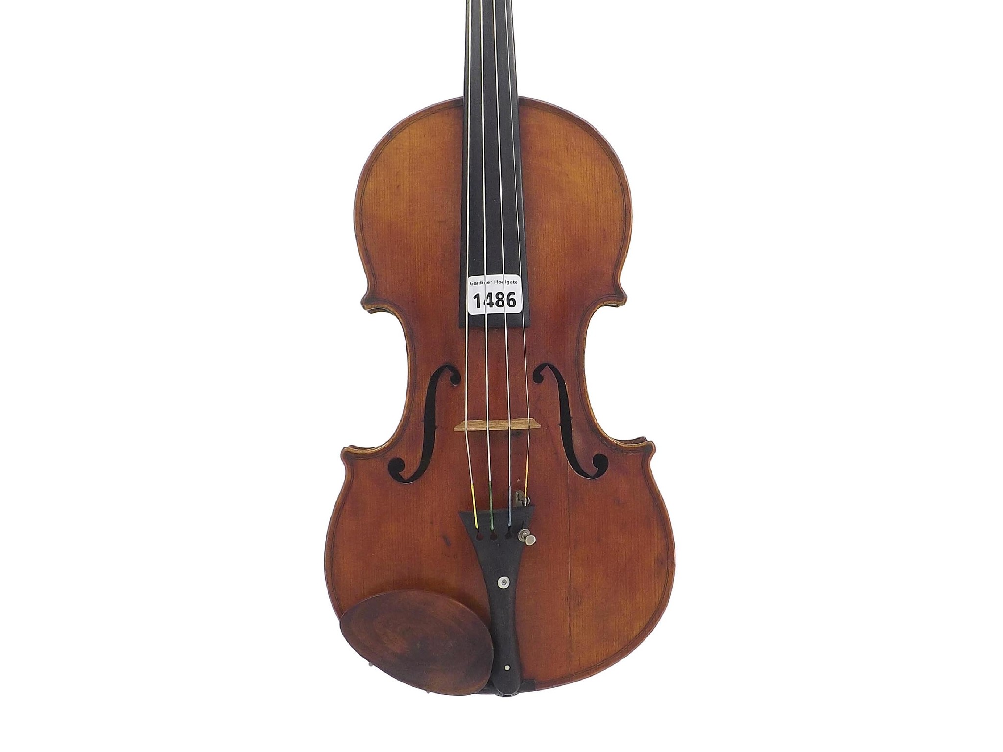 Appraisal: English violin by and labelled L Whitehead Maker no London