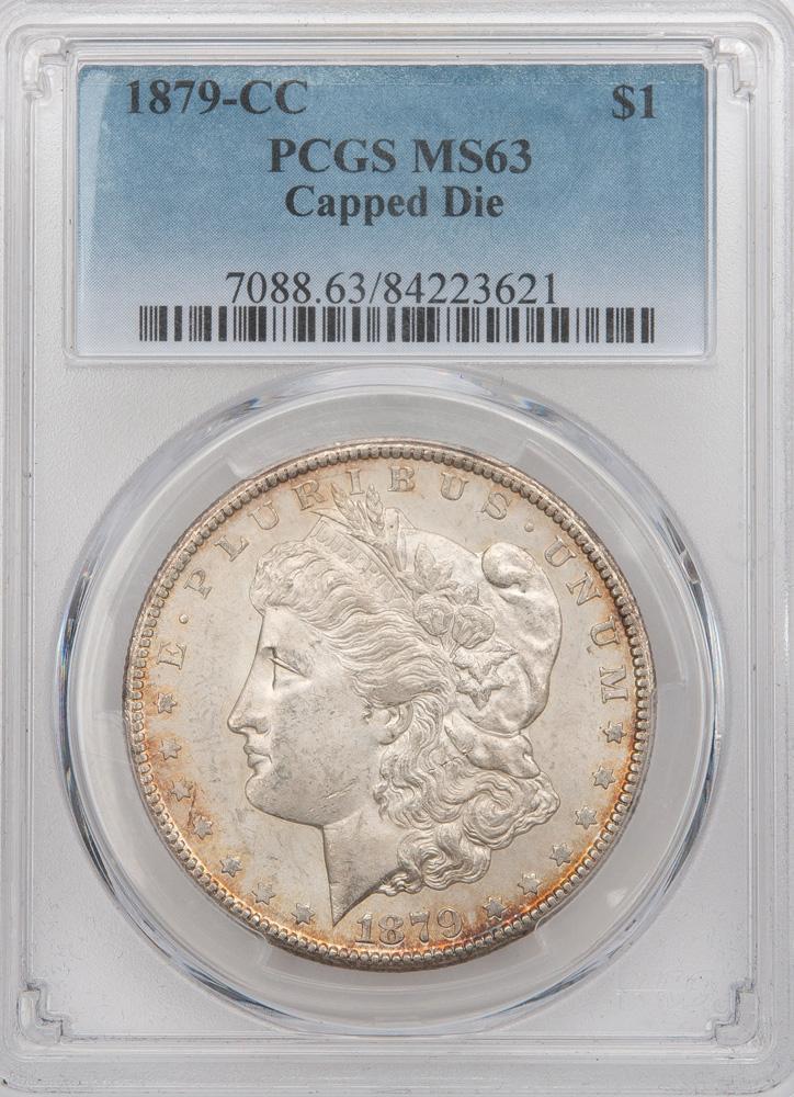 Appraisal: -CC CAPPED DIE MORGAN SILVER DOLLAR PCGS MS An -CC