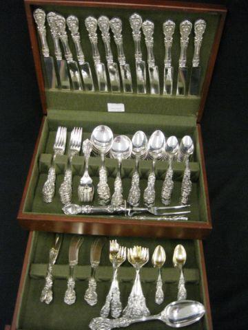 Appraisal: Sterling Silver Flatware Francis I by Reed Barton service for