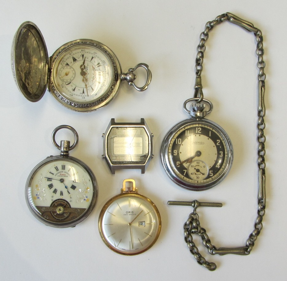 Appraisal: A gentleman's hunting cased Turkish market pocket watch the case