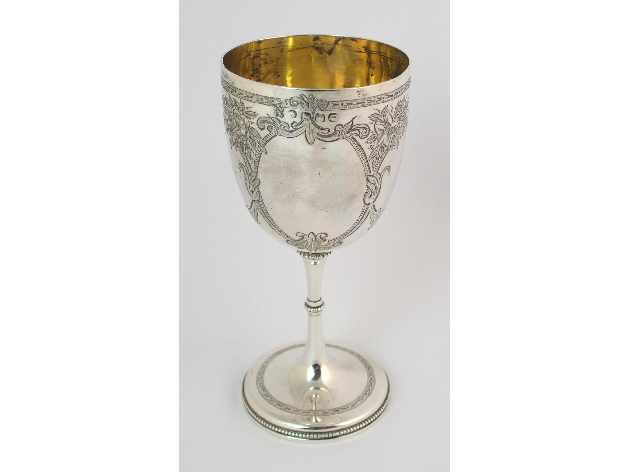 Appraisal: A Victorian goblet by James Josiah Williams Exeter of classic