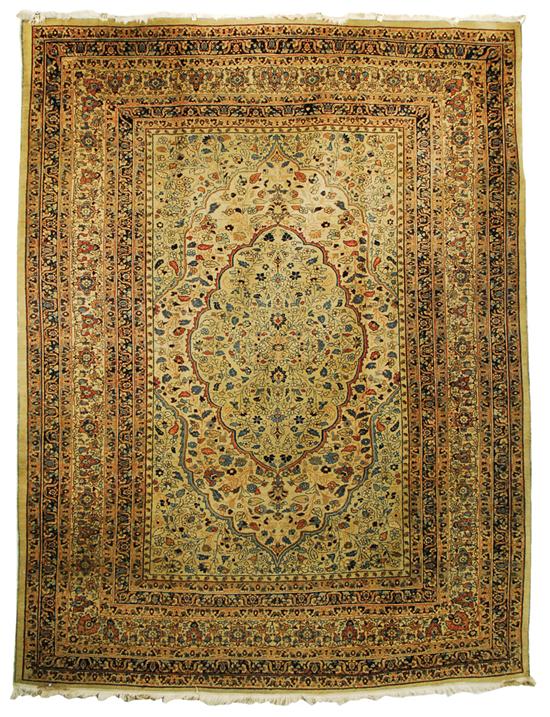 Appraisal: TABRIZ HAJI JALIL CARPET Persia circa feet inches x feet