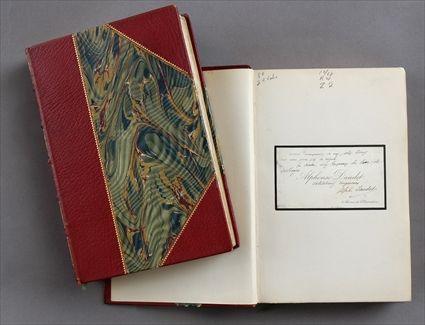 Appraisal: DAUDET ALPHONSE WORKS NY GROSCUP volumes vo Autograph edition with