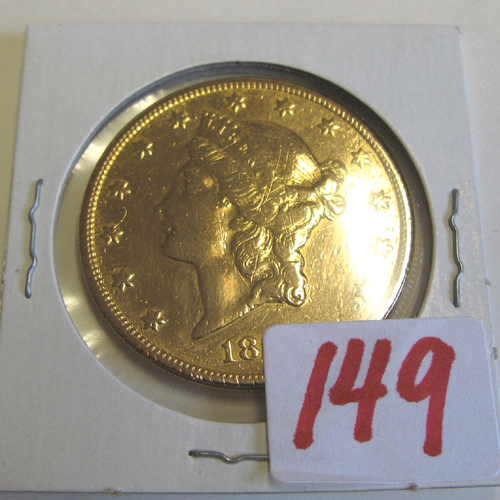 Appraisal: U S TWENTY DOLLAR GOLD COIN Liberty head type -S