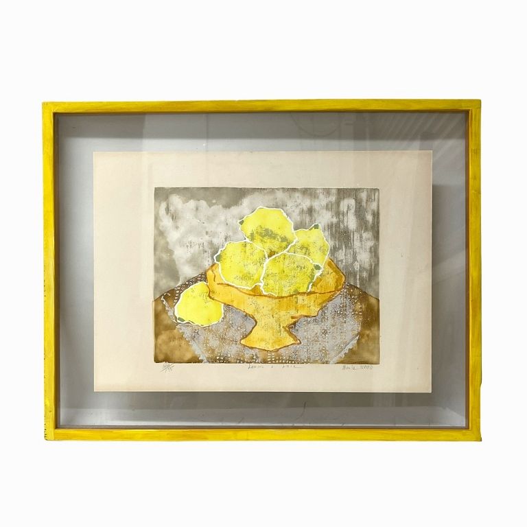 Appraisal: Merle Izard Lemons Lace Lithograph Merle Izard Lemons Lace Lithograph