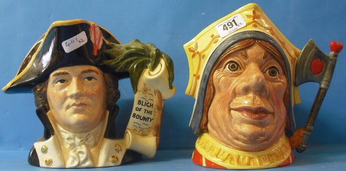 Appraisal: Royal Doulton Large Character jugs Captain Bligh D Chatacter Jug