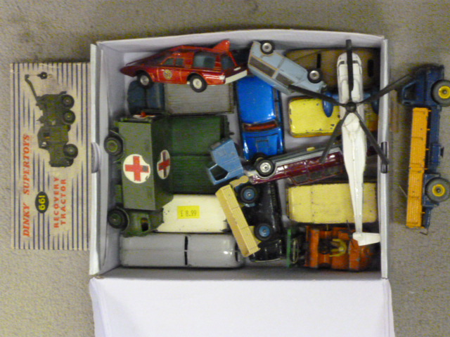 Appraisal: Recovery Tractor boxed F and eighteen various Dinky models P