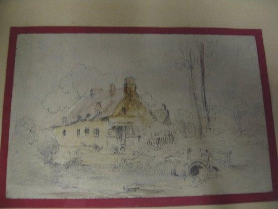 Appraisal: th Century English SchoolCottage by a Bridgewatercolour over pencil cm