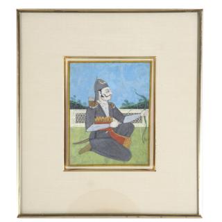 Appraisal: Indo-Persian School painting Indo-Persian School th century Portrait of an