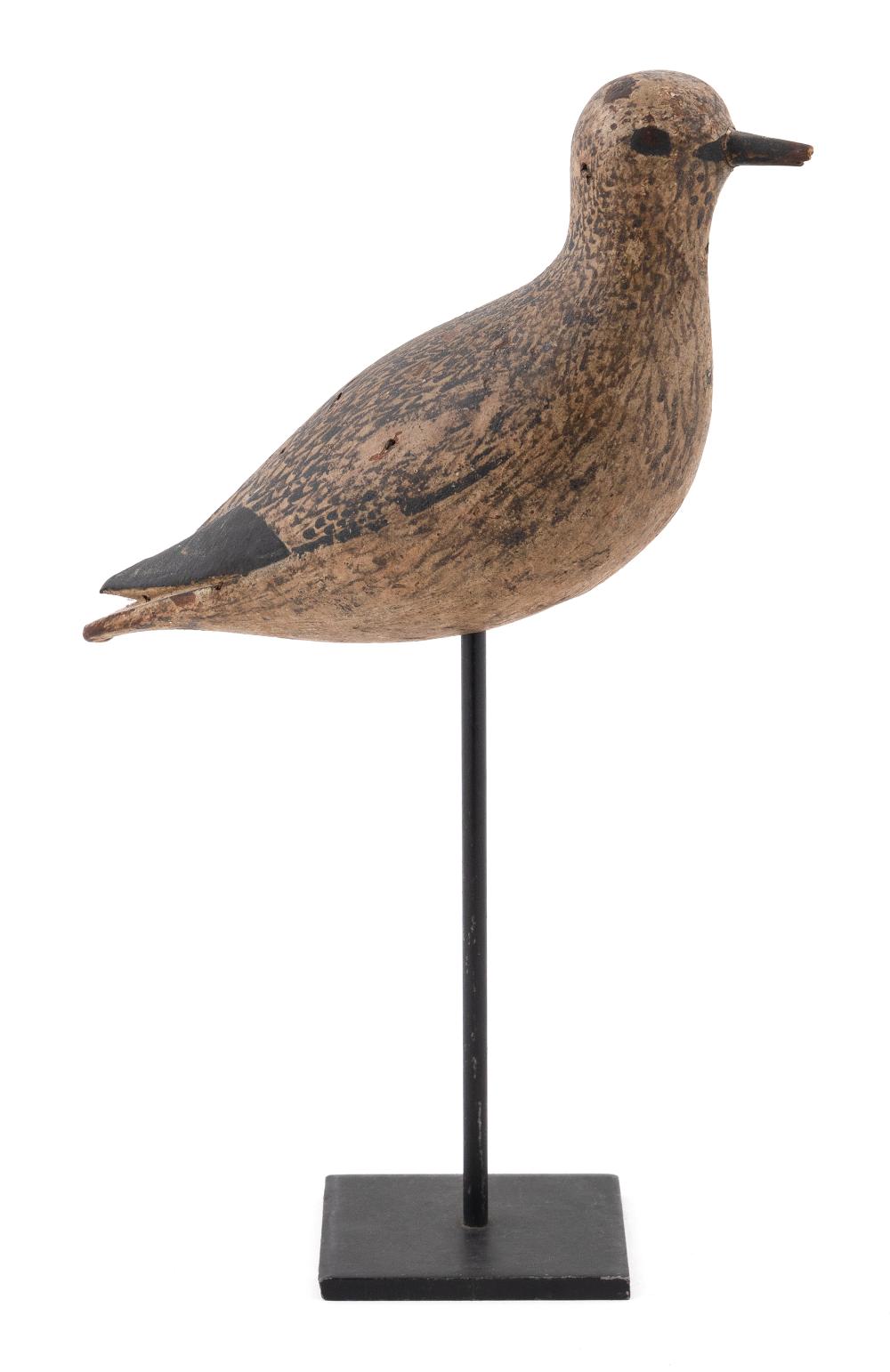 Appraisal: NANTUCKET PLOVER DECOY CIRCA LENGTH NANTUCKET PLOVER DECOY Circa Maker