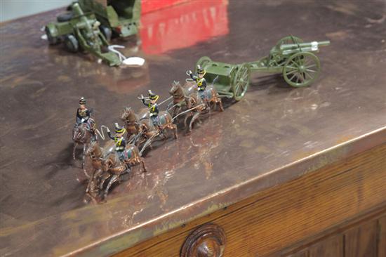 Appraisal: BRITAINS ROYAL FIELD ARTILLERY A six-horse team at the gallop