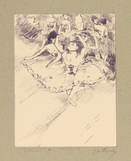 Appraisal: EDGAR DEGAS and GEORGE W THORNLEY R p tition Lithograph