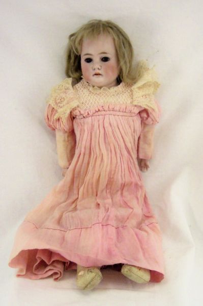 Appraisal: Armand Marseille Bisque Head Doll Bisque head doll with open