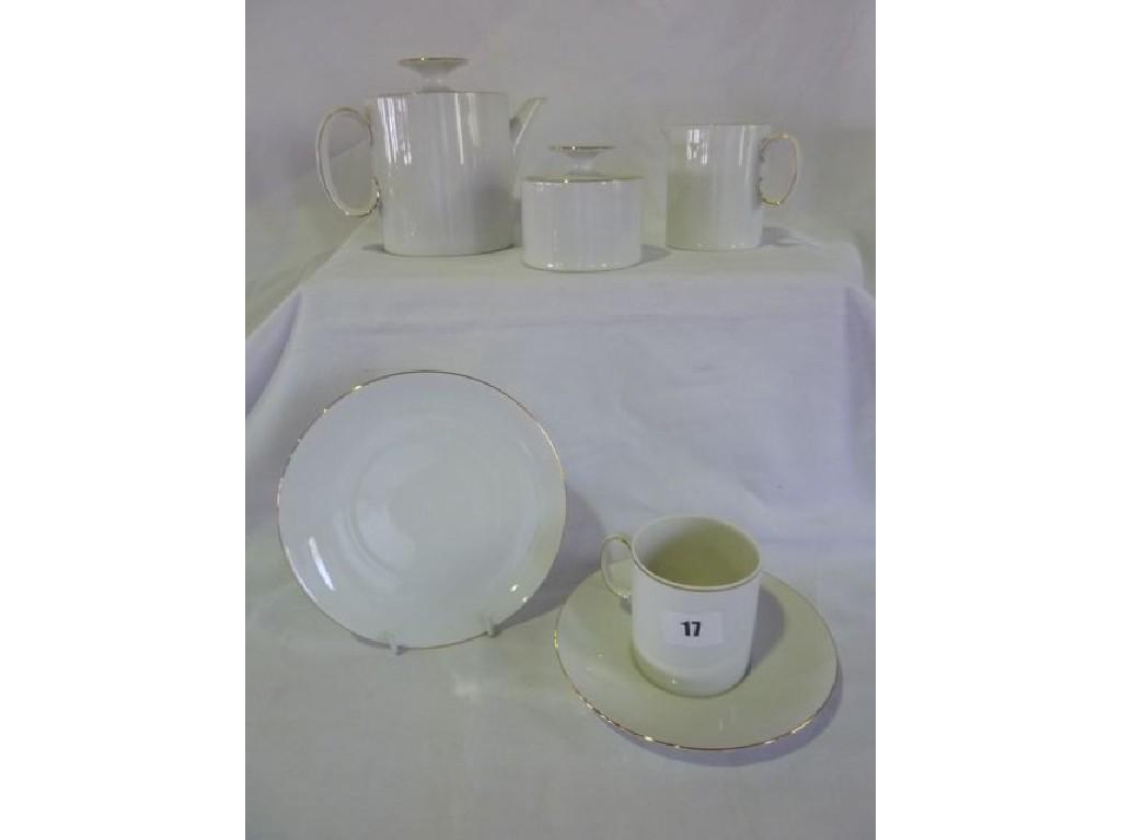 Appraisal: A quantity of Thomas Germany teawares comprising a teapot five