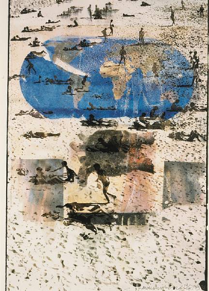 Appraisal: Robert Rauschenberg American - Choices and Responsibilities Offset lithograph in