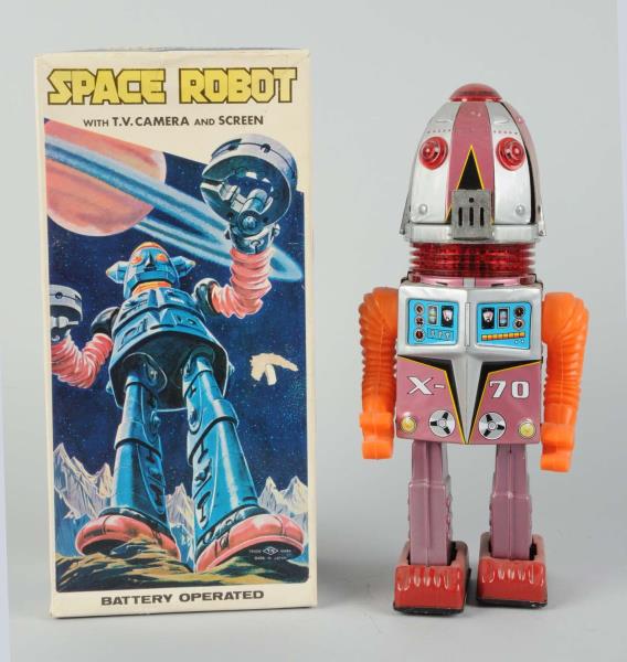 Appraisal: Japanese Battery - Operated Space Robot X- In original box