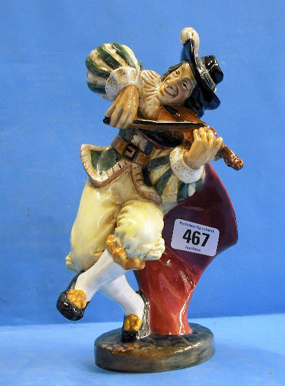 Appraisal: Royal Doulton Figure The Fiddler HN end of fiddle broke