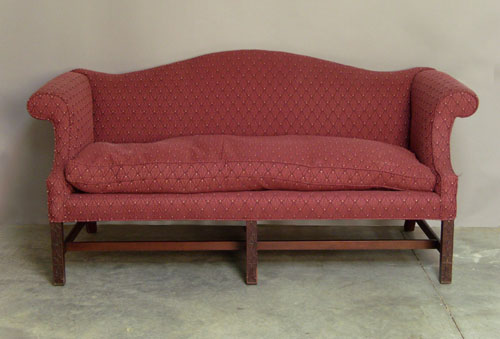 Appraisal: Kittinger Chippendale style mahogany sofa