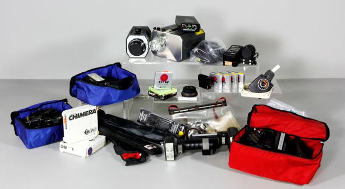 Appraisal: - Large Collection of Photography Accessories Large Collection of photography