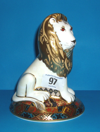 Appraisal: Royal Crown Derby Heraldic Lion Limited Edition Of Boxed With