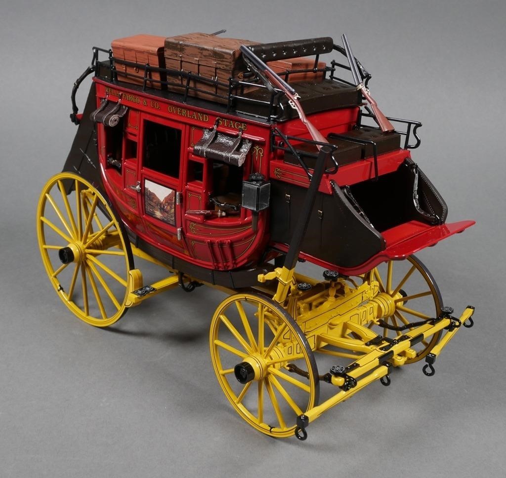 Appraisal: scale diecast model of a Wells Fargo overland stagecoach by