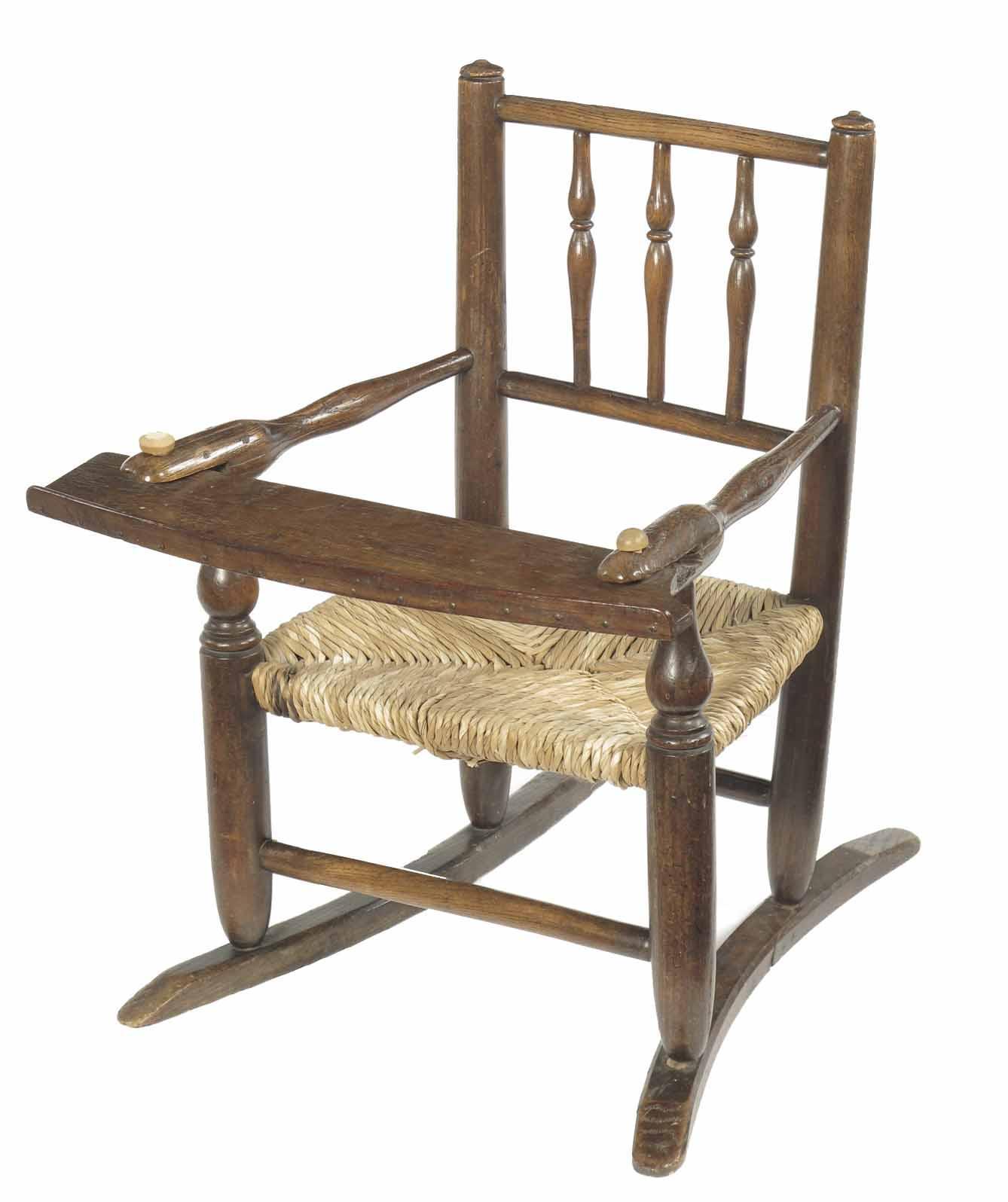 Appraisal: An early th century ash child s chair