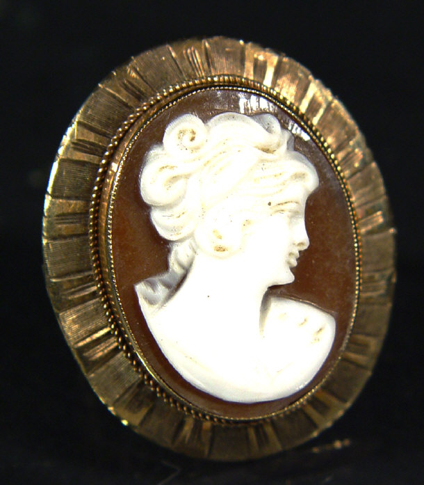 Appraisal: ct gold cameo ring