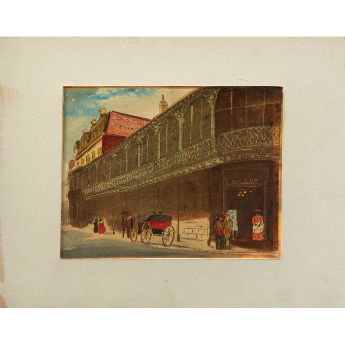 Appraisal: Alfred S Jones New Orleans View of Aunt Sally's and