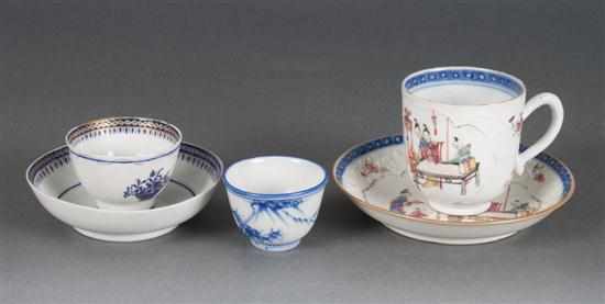 Appraisal: Group of three Chinese and Japanese porcelain articles th and